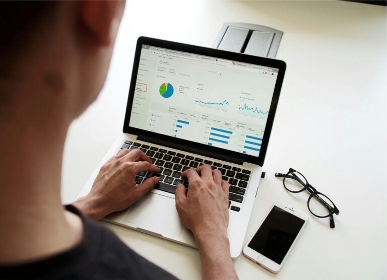 Google analytics dashboard showing inbound vs outbound recruitment marketing