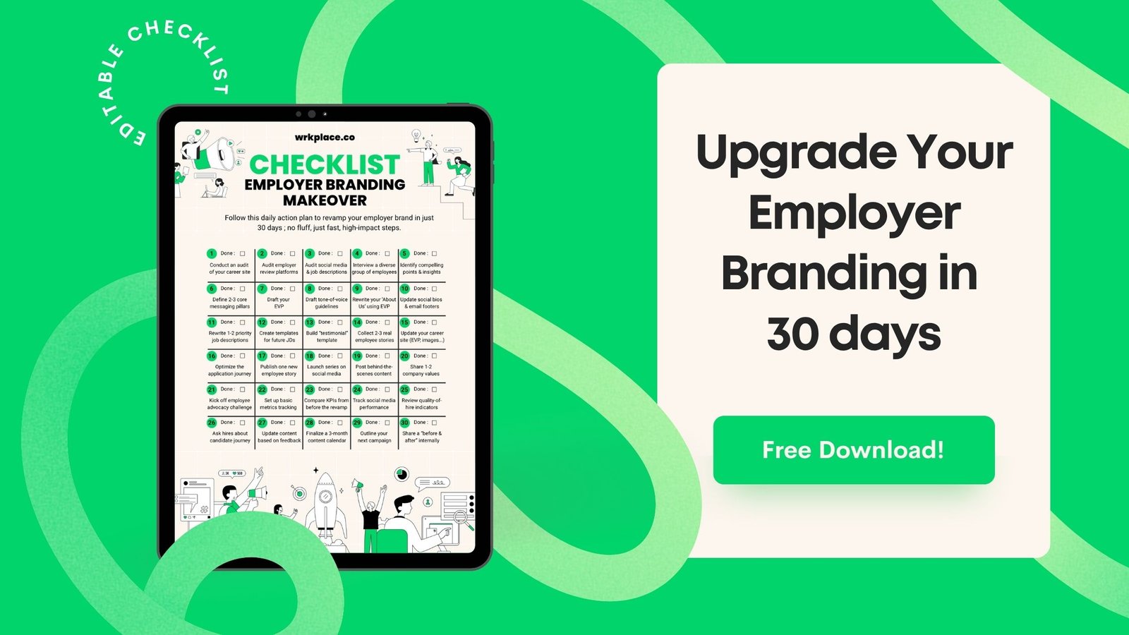 Employer Branding Makeover Checklist - Download Banner