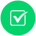 Ticked box icon